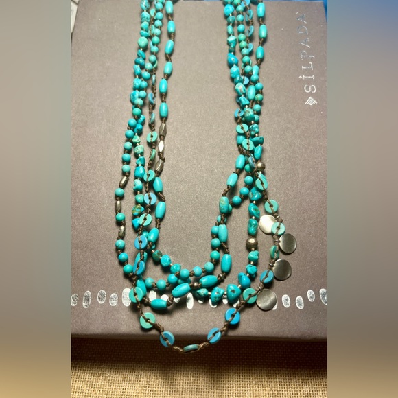 Silpada Turquoise Bead Necklace - Picture 2 of 8
